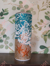 Load image into Gallery viewer, 20 oz. Rhinestone Tumbler Beach