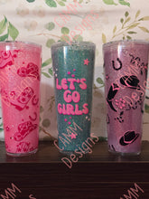 Load image into Gallery viewer, Let's Go Girls Acrylic Tumbler