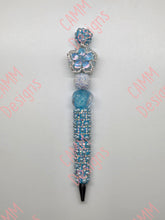 Load image into Gallery viewer, Diamond Pen Light Blue Flower

