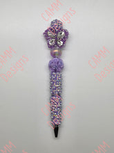 Load image into Gallery viewer, Diamond Pen Light Purple Butterfly

