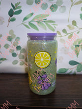 Load image into Gallery viewer, Lemons &amp; Lavender Acrylic Tumbler
