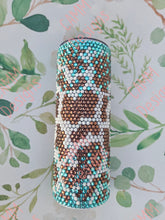 Load image into Gallery viewer, 20 oz. Rhinestone Tumbler Cow Print
