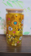 Load and play video in Gallery viewer, Bees Honey Drip Snow Globe Tumbler
